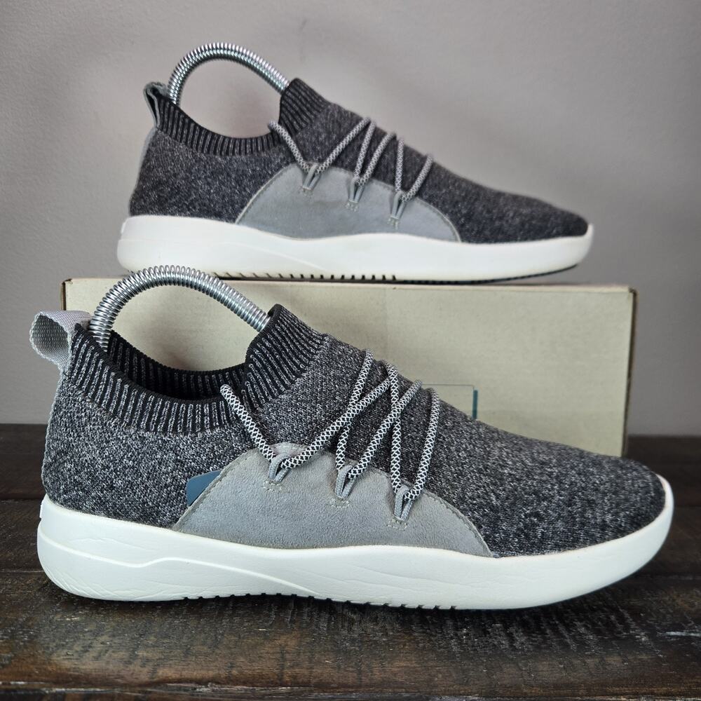 Vessi Cityscape Classic Womens Size 8 Lace Up Waterproof Shoes Charcoal Gray